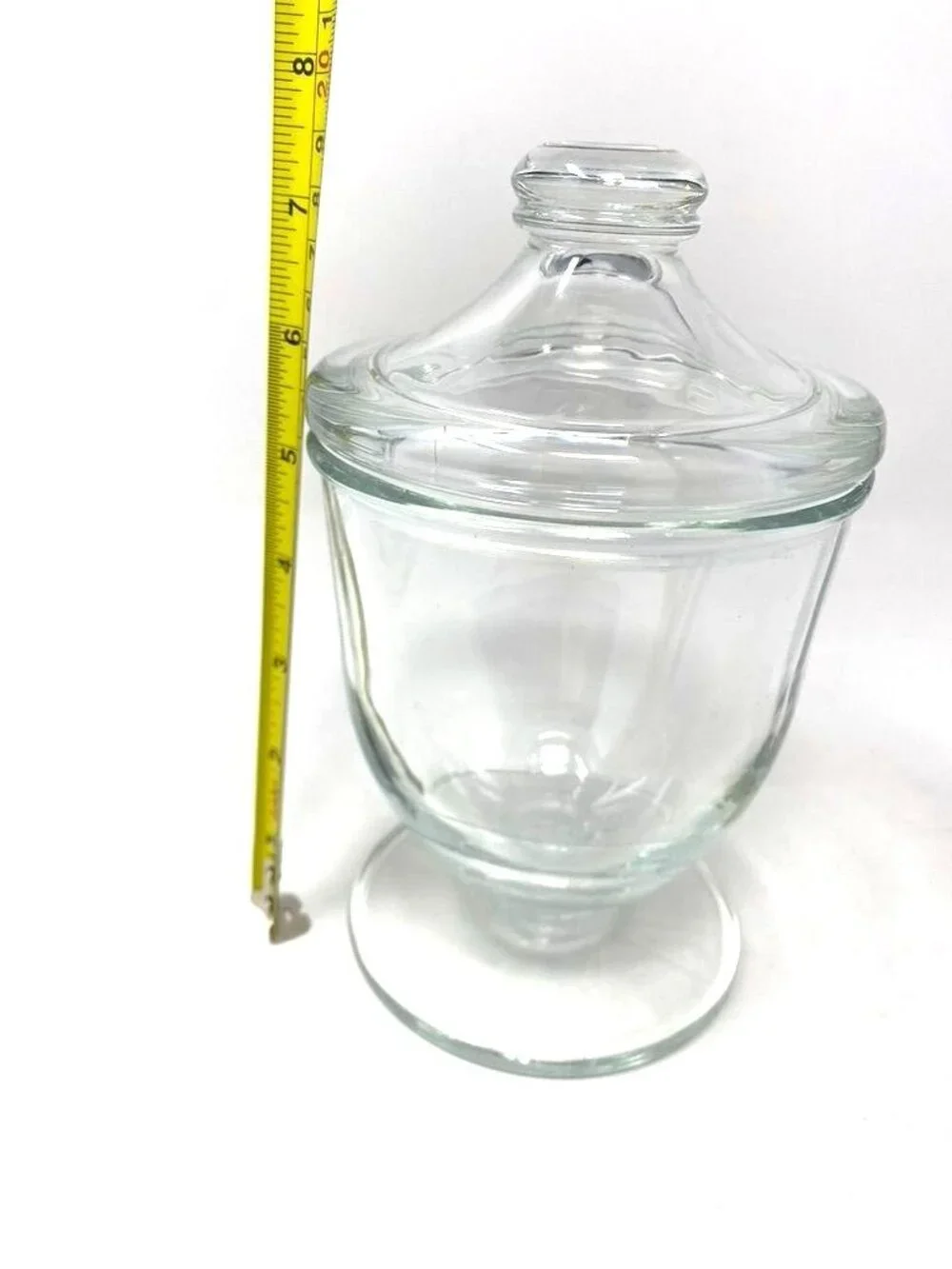 Target Clear Glass Pedestal Canister Jar Candy Decor Storage Holiday